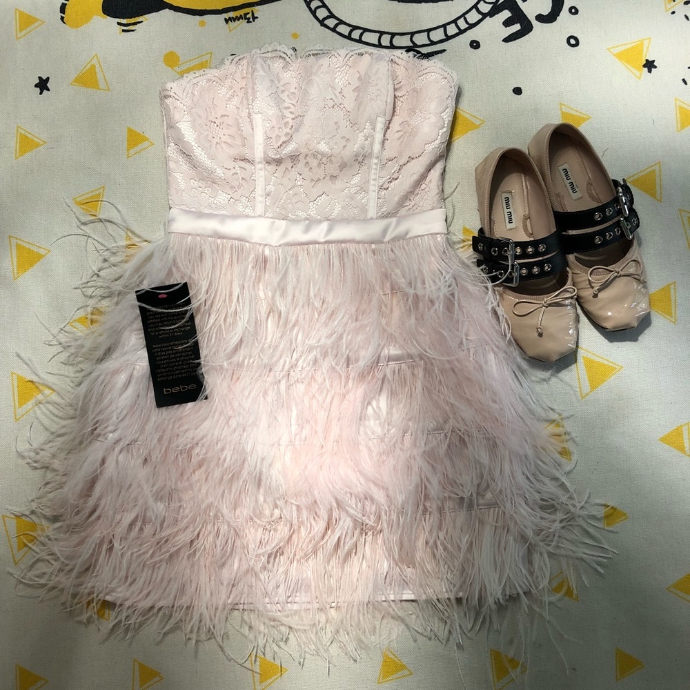 Bebe wedding/party/prom Pink Dress